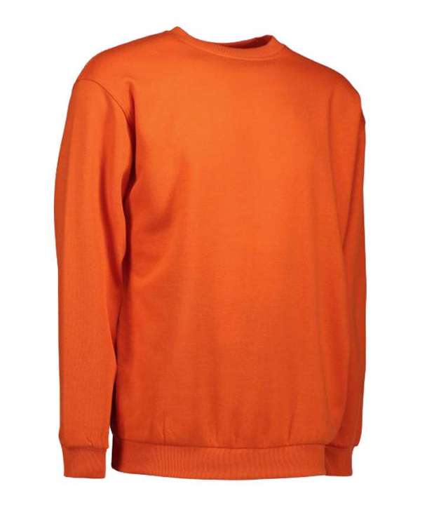 Priser på ID Herre Sweatshirt - Orange - 3XL