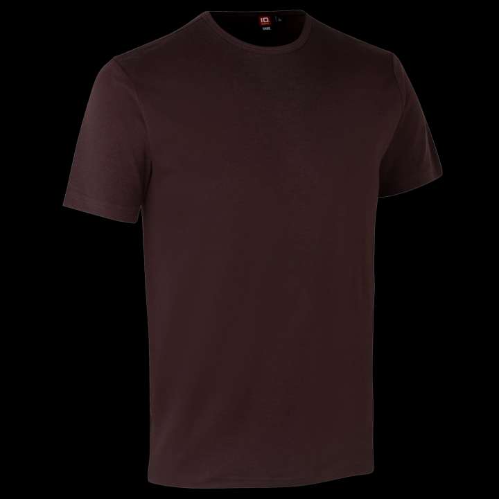 Priser på ID Interlock Herre T-shirt - Mørk Bordeaux - M