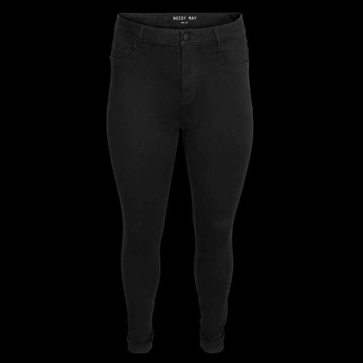 Priser på Noisy May Curve Dame Jeans - Black Denim - 52/32