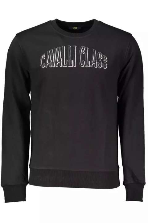 Priser på Cavalli Class Sort Bomuld Sweater