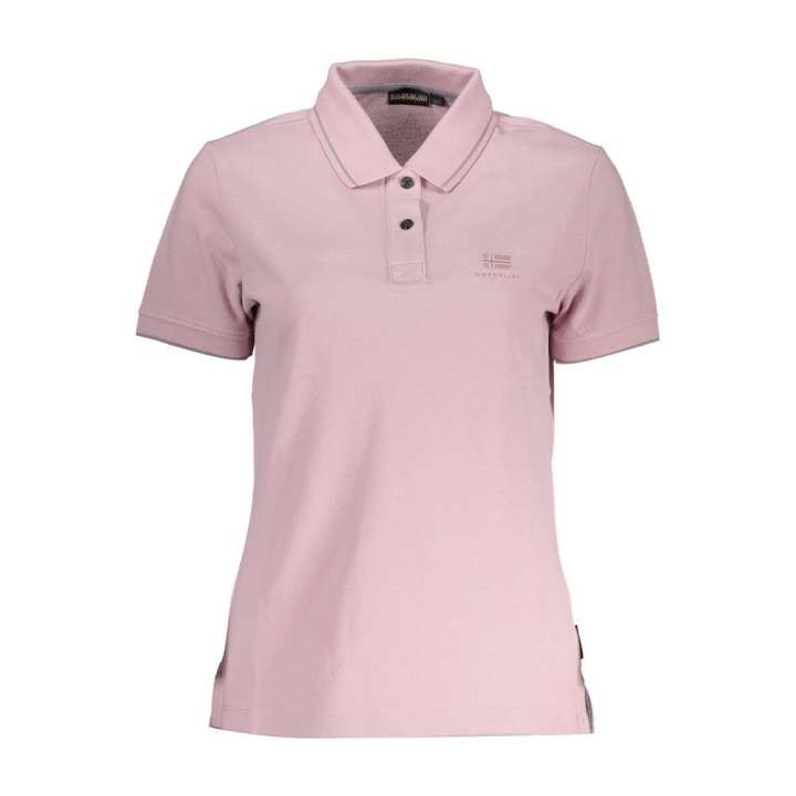 Priser på Napapijri Pink Bomuld Polo Shirt