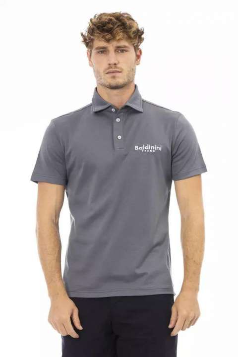 Priser på Baldinini Trend Baldinini Grå Bomuld Polo Shirt