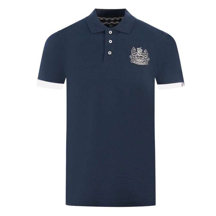 Priser på Aquascutum Blå Bomuld Polo Shirt