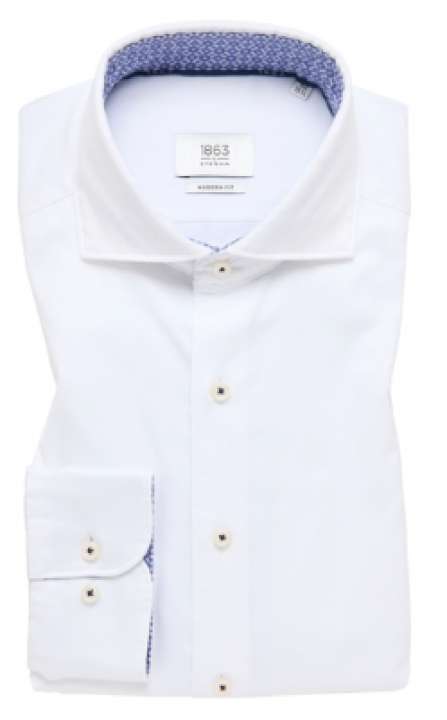 Priser på Eterna Modern Fit Skjorte 1863 Premium Soft 3850 Xs42 02