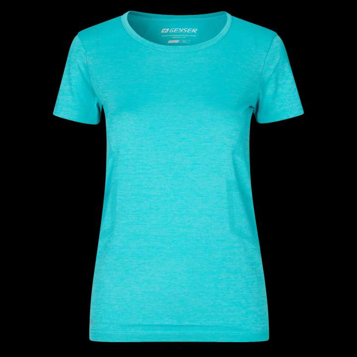 Priser på GEYSER by ID GEYSER Dame T-shirt - Mint melange - 3XL
