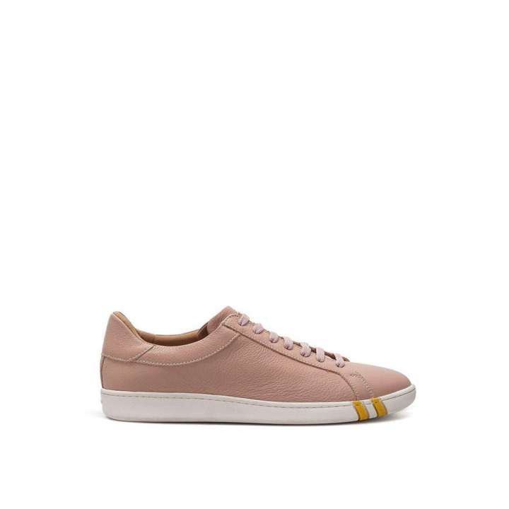 Priser på Bally Elegant Pink Bomuld Leather Sneakers