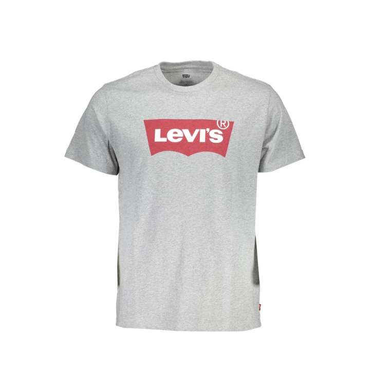 Priser på Levi's Sleek Grå Crew Neck Logo Tee