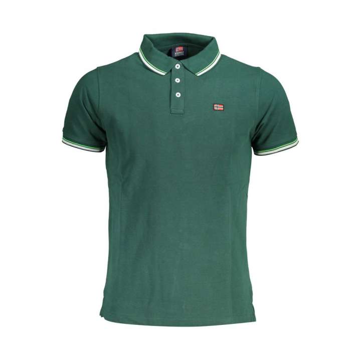 Priser på Norway 1963 Elegant Green Polo with Contrasting Accents