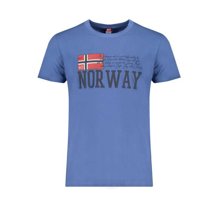 Priser på Norway 1963 Blue Bomuld T-Shirt