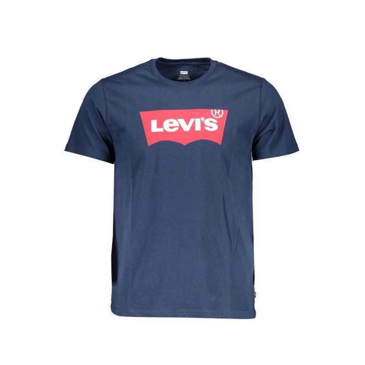 Priser på Levi's Classic Crew Neck Blue Tee with Logo