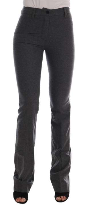 Priser på Ermanno Scervino Chic Gray Formal Pants - Elegance Refined