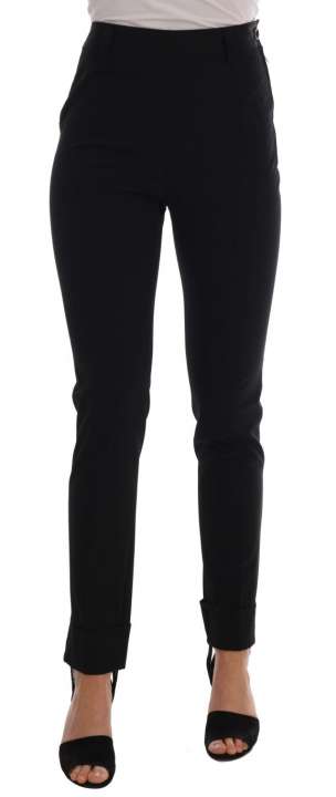 Priser på Ermanno Scervino Sleek Black Stirrup Leggings