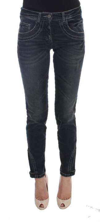 Priser på Ermanno Scervino Chic Blue Slim Fit Italian Jeans