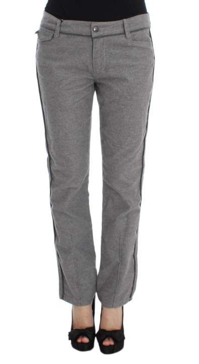 Priser på Ermanno Scervino Chic Gray Casual Cotton Pants