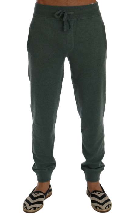 Priser på Dolce & Gabbana Elegant Green Cashmere Sport Pants