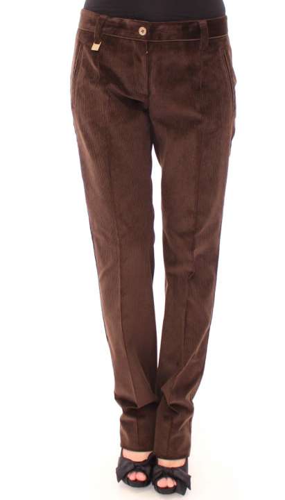 Priser på Dolce & Gabbana Elegant Brown Cotton Trousers