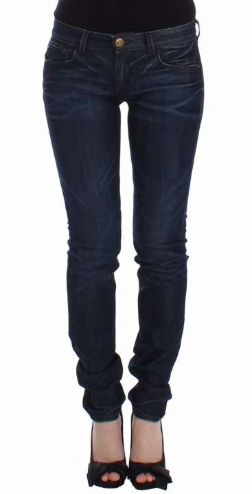 Priser på Ermanno Scervino Chic Dark Blue Skinny Jeans