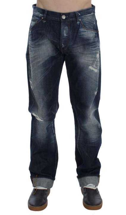 Priser på Acht Authentic Regular Fit Blue Wash Jeans