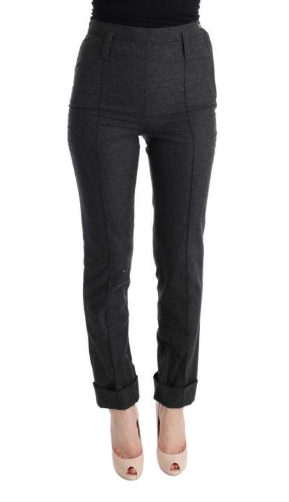 Priser på Ermanno Scervino Chic Gray Casual Skinny Pants