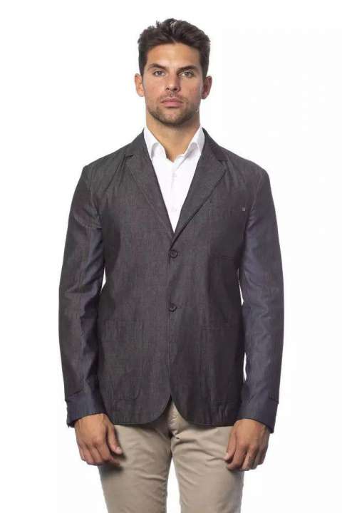 Priser på Chic Verri Single-Breasted Gray Blazer