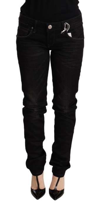 Priser på Acht Sleek Black Wash Skinny Jeans