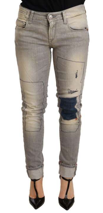 Priser på Acht Chic Slim Fit Gray Wash Denim Jeans