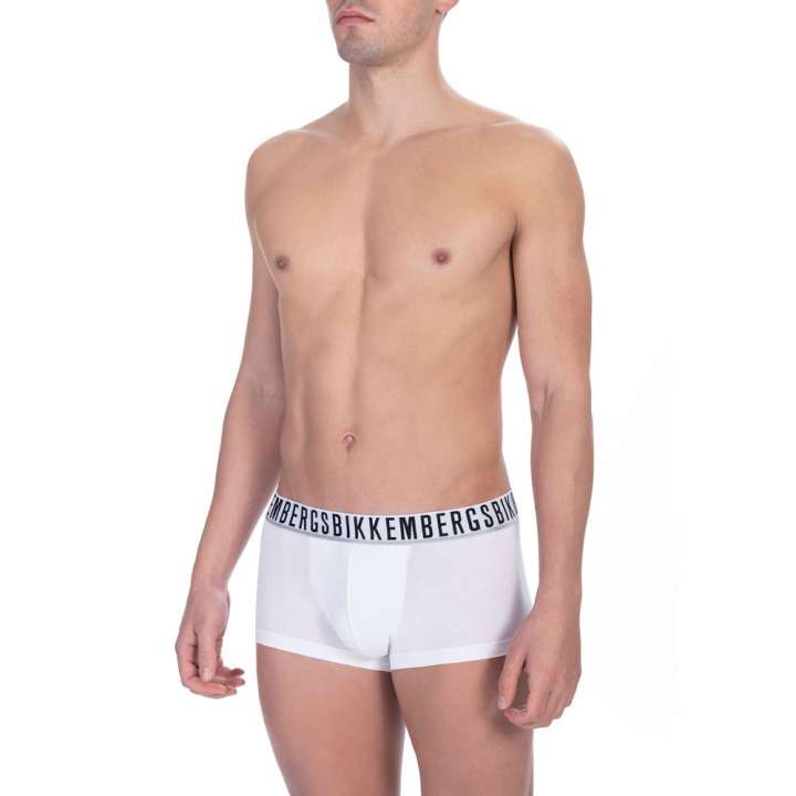 Priser på Bikkembergs White Cotton Trunk Twin-Pack