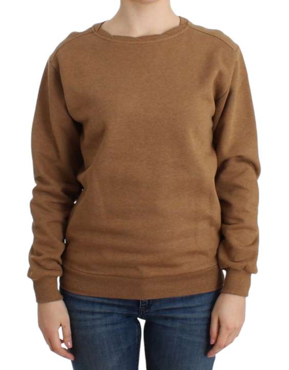 Priser på John Galliano Chic Brown Crewneck Cotton Sweater