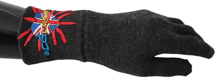 Priser på Dolce & Gabbana Gray Virgin Wool Unisex Gloves