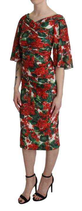 Priser på Dolce & Gabbana Enchanting Floral Midi Sheath Dress