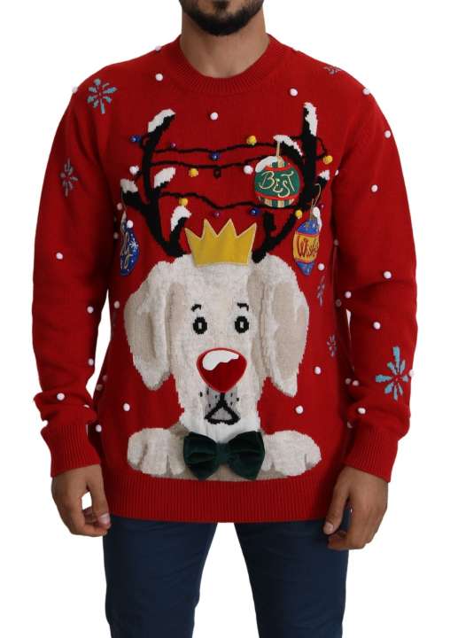 Priser på Dolce & Gabbana Elegant Christmas Cashmere Sweater