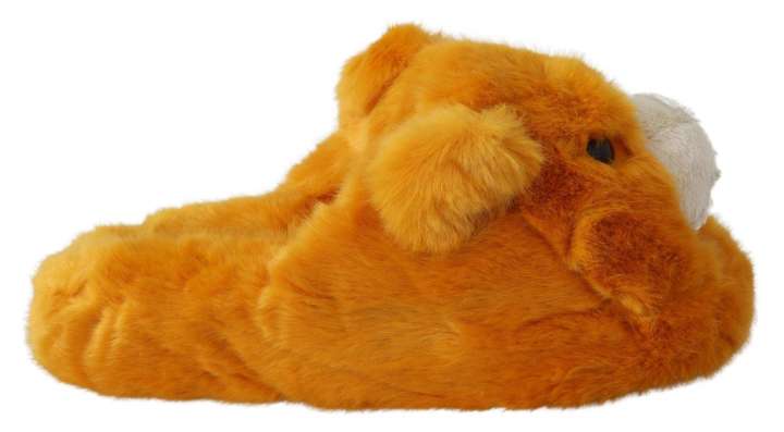 Priser på Dolce & Gabbana Sunshine Yellow Lion Slippers