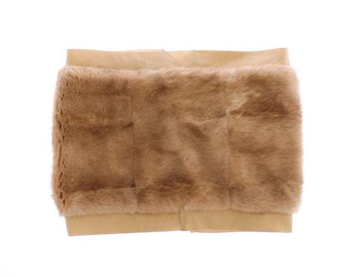 Priser på Dolce & Gabbana Exclusive Beige MINK Fur Scarf Wrap