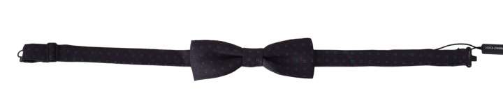 Priser på Dolce & Gabbana Stunning Gray Patterned Silk Bow Tie