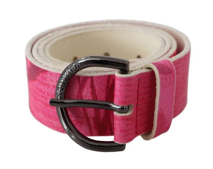 Priser på John Galliano Elegant Pink Leather Fashion Belt