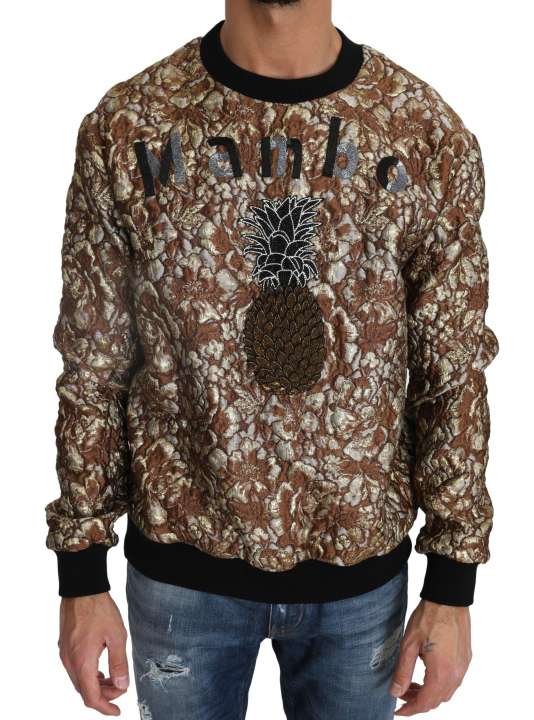 Priser på Dolce & Gabbana Opulent Multicolor Crewneck Sweater