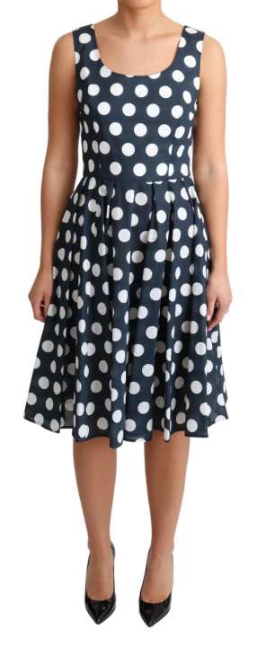 Priser på Dolce & Gabbana Polka Dotted A-Line Sleeveless Dress