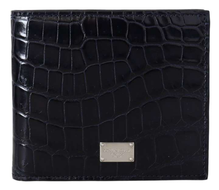 Priser på Dolce & Gabbana Elegant Exotic Leather Bifold Wallet