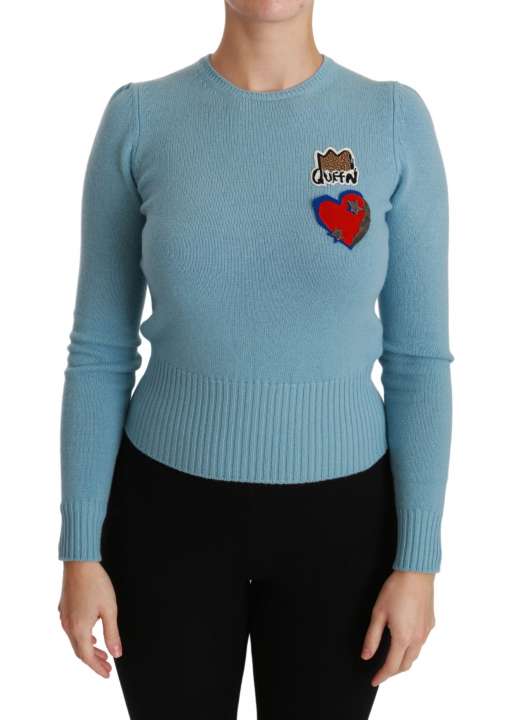 Priser på Dolce & Gabbana Queen Heart Beaded Wool Sweater