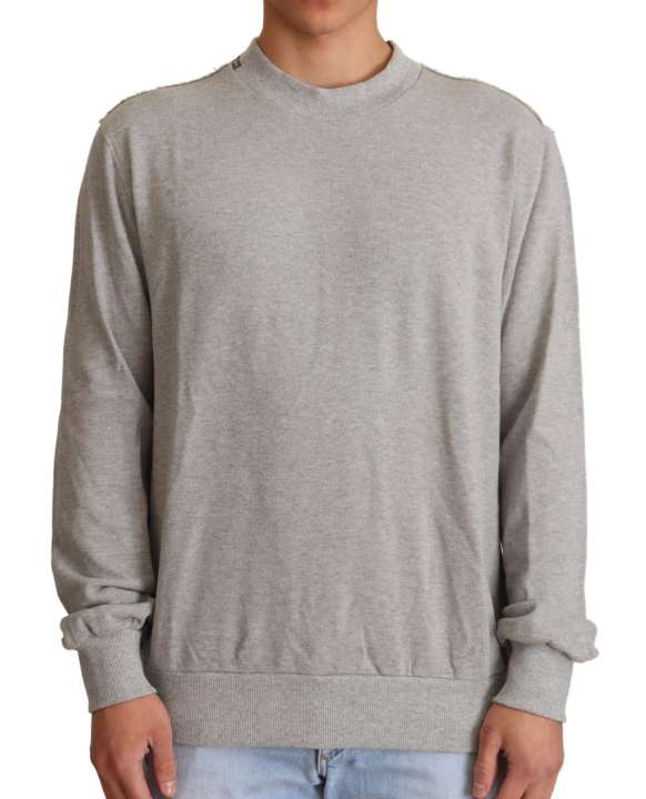 Priser på Dolce & Gabbana Sophisticated Gray Crewneck Sweater