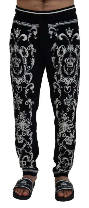 Priser på Dolce & Gabbana Baroque Patterned Casual Sweatpants