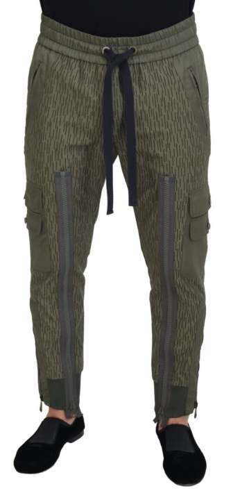 Priser på Dolce & Gabbana Elegant Green Cotton Blend Pants