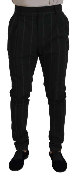 Priser på Dolce & Gabbana Elegant Black Tailored Trousers