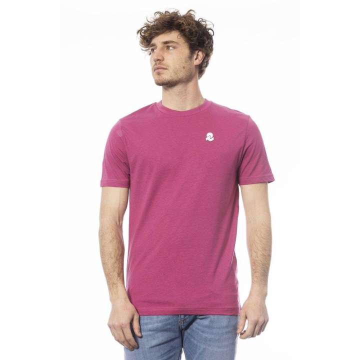 Priser på Invicta Purple Cotton Crew Neck Tee