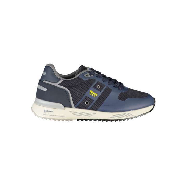 Priser på Blauer Dapper Blue Sneakers with Contrast Detailing