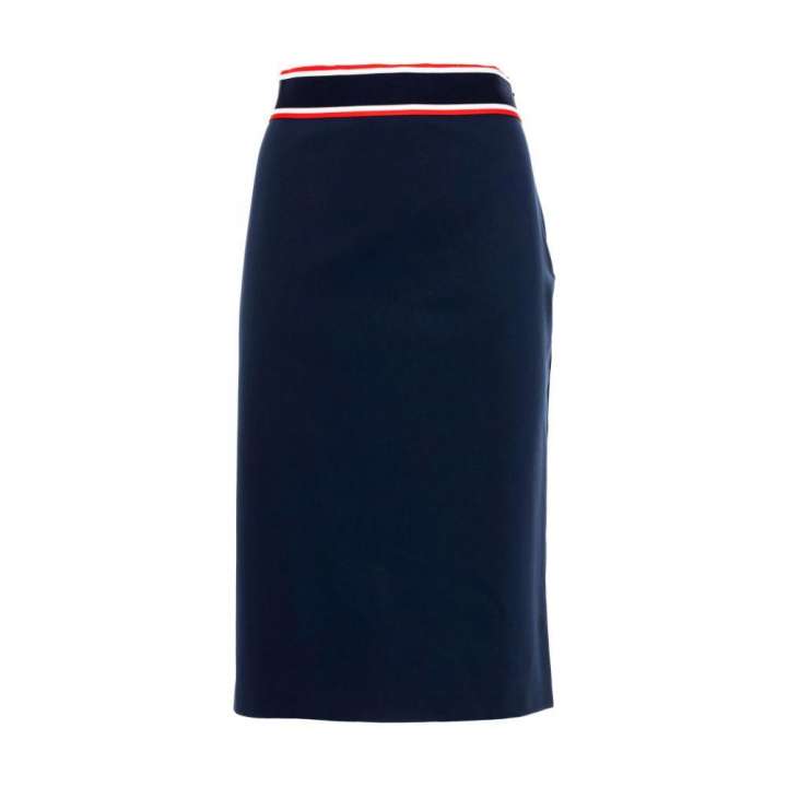 Priser på Pinko Blue Viscose Skirt