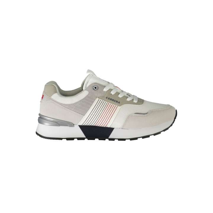 Priser på Carrera White Polyester Sneakers