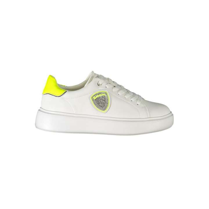 Priser på Blauer White Polyester Sneakers