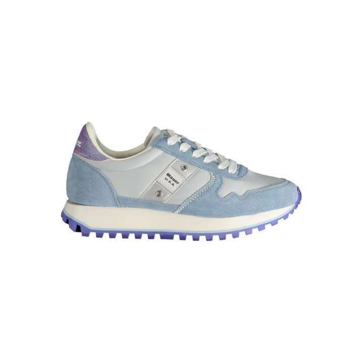 Priser på Blauer Light Blue Polyester Sneakers