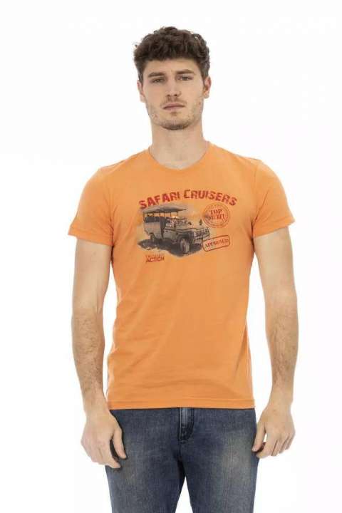 Priser på Trussardi Action Orange Bomuld T-Shirt